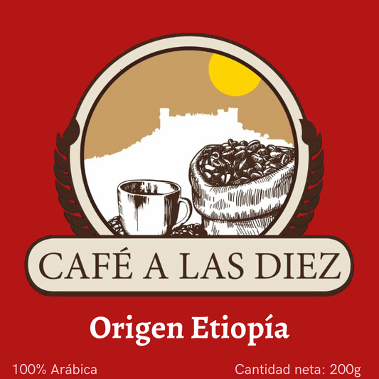 Café origen Etiopía Yirgacheffe.